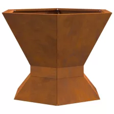   vidaXL Tűzrakóhely Hatszögletű 50x50x40 cm Időjárásálló Acél
