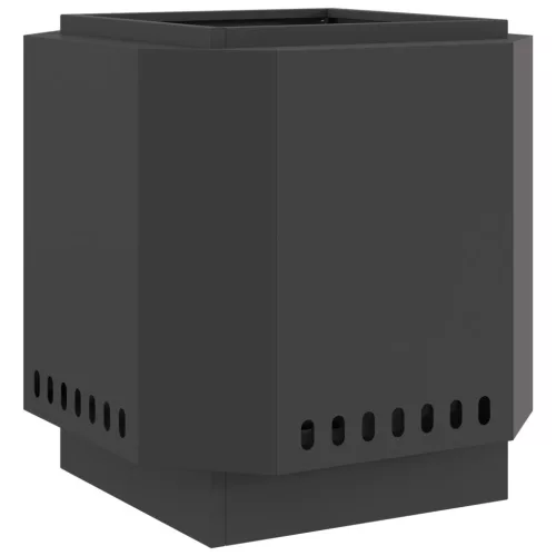vidaXL Füstmentes Tűzhely Fekete 48x48x51 cm Acél