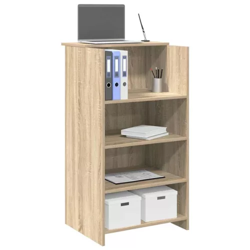 vidaXL recepciós pult sonoma tölgy 55x50x103,5 cm szerelt fa