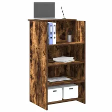   vidaXL recepciós pult füstös tölgy 55x50x103,5 cm szerelt fa