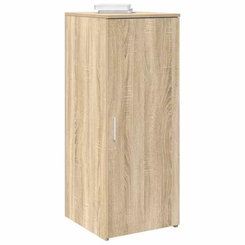 vidaXL tároló szekrény sonoma tölgy 40x45x103,5 cm szerelt fa