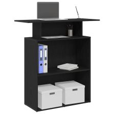 vidaXL recepciós pult fehér 100x40x104 cm szerelt fa