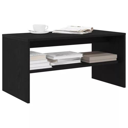 vidaXL fekete tölgy színű szerelt fa TV-szekrény 80 x 40 x 40 cm
