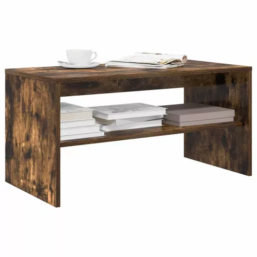 vidaXL füstös tölgy színű szerelt fa TV-szekrény 80 x 40 x 40 cm