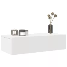 vidaXL Falipolc fiókokkal fehér 60x26,5x15 cm műszaki fa