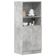   vidaXL betonszürke szerelt fa konyhaszekrény 57 x 41,5 x 131,5 cm