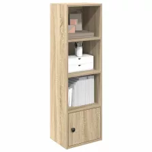   vidaXL sonoma tölgy színű szerelt fa könyvszekrény 31x24x102 cm