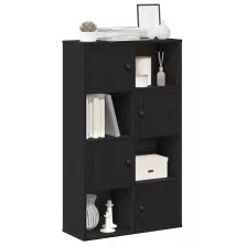   vidaXL Könyvespolc fekete tölgy 60x24x101,5 cm Gépesített fa