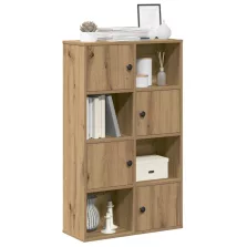   vidaXL kézműves tölgy színű szerelt fa könyvespolc 60x24x101,5 cm