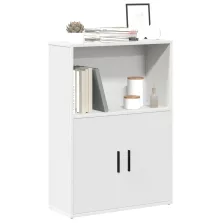 vidaXL fehér szerelt fa könyvespolc 60x24x85 cm