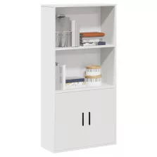 vidaXL fehér szerelt fa könyvespolc 60x24x120 cm