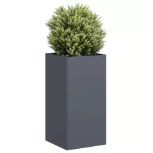   vidaXL antracitszürke hidegen hengerelt acél növénytartó 40x40x80 cm