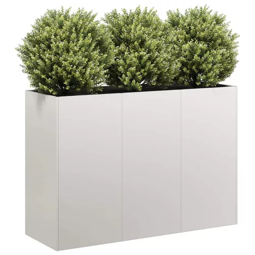 vidaXL növénytartó 120x40x80 cm Rozsdamentes acél