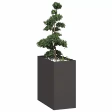 vidaXL ültetvény fekete 40x80x80 cm acél