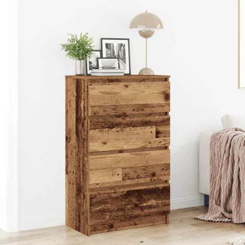 vidaXL antik fa szerelt fa tálalószekrény 60 x 35 x 98,5 cm
