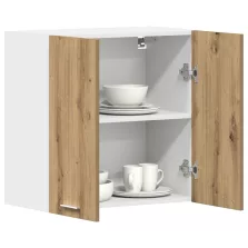   vidaXL “Lyon” kézműves tölgy szerelt fa konyhai fali szekrény