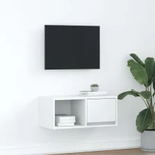 vidaXL fehér szerelt fa TV-szekrény 60x31x25,5 cm