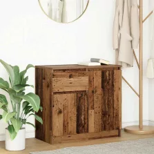   vidaXL antik fa szerelt fa tálalószekrény fiókos 71x35x65 cm