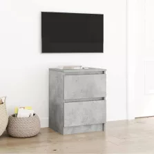 vidaXL betonszürke szerelt fa TV-szekrény 40x35x54 cm