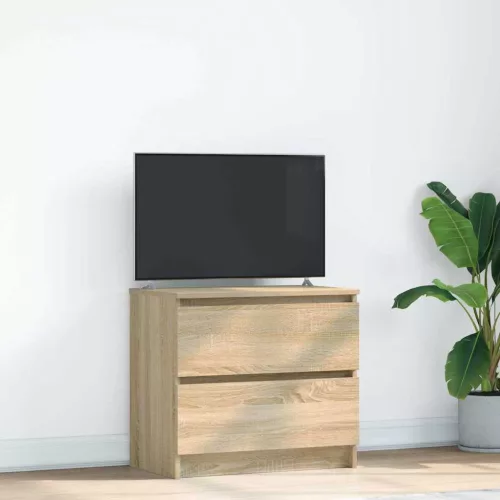 vidaXL sonoma tölgy színű szerelt fa TV-szekrény 60x35x54 cm
