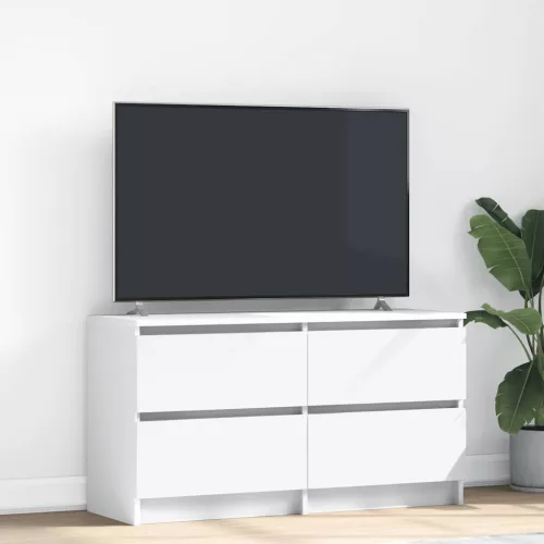 vidaXL fehér szerelt fa TV-szekrény 100x35x54 cm