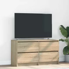   vidaXL sonoma tölgy színű szerelt fa TV-szekrény 100x35x54 cm
