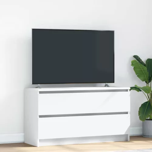 vidaXL fehér szerelt fa TV-szekrény 100x35x54 cm