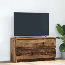 vidaXL antik fa színű szerelt fa TV-szekrény 100x35x54 cm