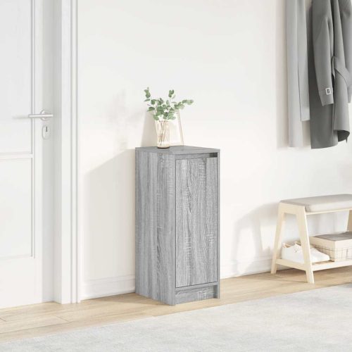 vidaXL szürke sonoma színű szerelt fa cipőszekrény 29,5x34x76 cm