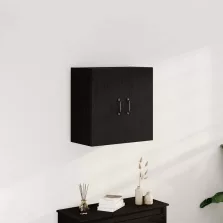 vidaXL fekete tölgyfa faliszekrény 60 x 31 x 60 cm