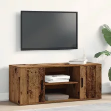 vidaXL TV Szekrény Régi Fa 100x35x40 cm Mérnöki Fa
