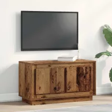 vidaXL TV szekrény Régi fa 80 x 35 x 45 cm Faanyag