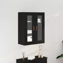   vidaXL Fali Szekrény Fekete tölgy 69,5 x 34 x 90 cm Faanyag