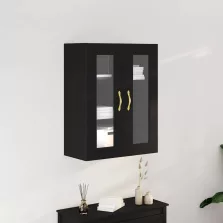   vidaXL Fali Szekrény Fekete tölgy 69,5 x 34 x 90 cm Faanyag