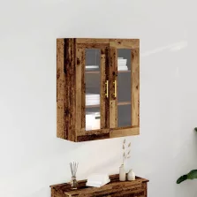 vidaXL Fali Szekrény Öreg fa 69,5 x 34 x 90 cm Faanyag