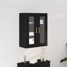   vidaXL Fali Szekrény Fekete tölgy 69,5 x 34 x 90 cm Faanyag