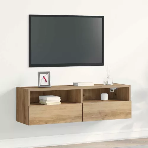 vidaXL TV Fali Szekrény kézműves tölgy 100 x 30 x 30 cm Faanyag
