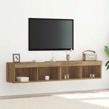   vidaXL TV szekrény garnitúra 2 pcs Artisan tölgy 80 x 30 x 30 cm