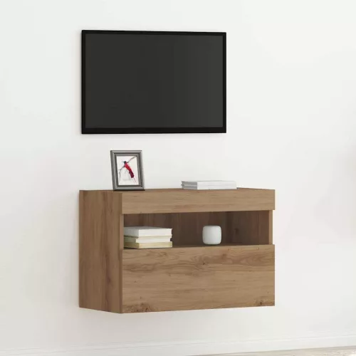 vidaXL TV Fali Szekrény kézműves tölgy 60 x 30 x 40 cm Faanyag