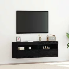 vidaXL TV Fali Szekrény Musta tammi 60 x 30 x 40 cm Faanyag
