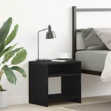   vidaXL fekete tölgy színű szerelt fa éjjeliszekrény 40 x 30 x 40 cm