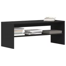 vidaXL fekete forgácslap TV-szekrény 100 x 40 x 40 cm