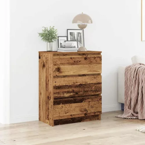 vidaXL antik fa szerelt fa tálalószekrény 60 x 35 x 76 cm