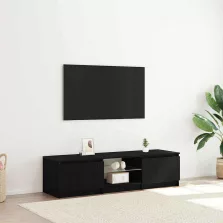 vidaXL TV szekrény Fekete tölgy 140 x 38,5 x 36 cm Faanyag