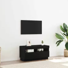 vidaXL TV szekrény Fekete tölgy 80 x 35 x 40 cm Faanyag