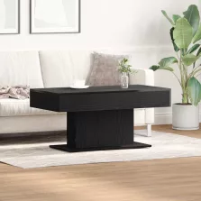 vidaXL Dohányzóasztal Musta tammi 96 x 50 x 45 cm Faanyag
