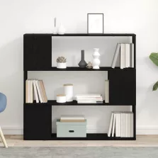   vidaXL TV szekrény garnitúra Fekete tölgy 100 x 24 x 94 cm Faanyag