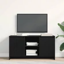   vidaXL TV szekrény Fekete tölgy 102 x 37,5 x 52,5 cm Faanyag