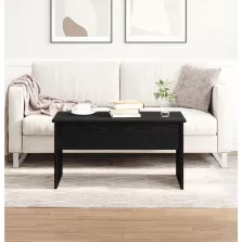   vidaXL Dohányzóasztal Fekete tölgy 80 x 50,5 x 41,5 cm Faanyag