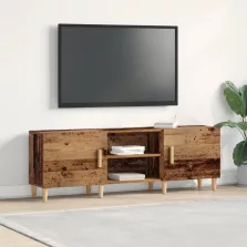 vidaXL TV Szekrény Régi Fa 150x30x50 cm Műanyag Fa